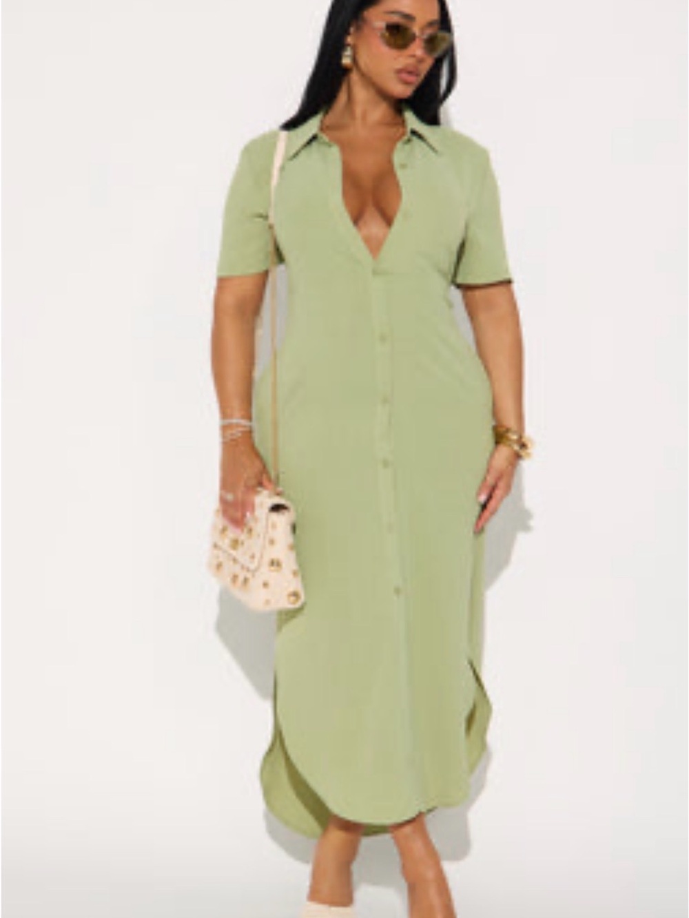 Megan airflow maxi dress nwt